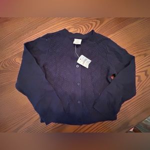 Baby gap 4T toddler cardigan navy - new with tags